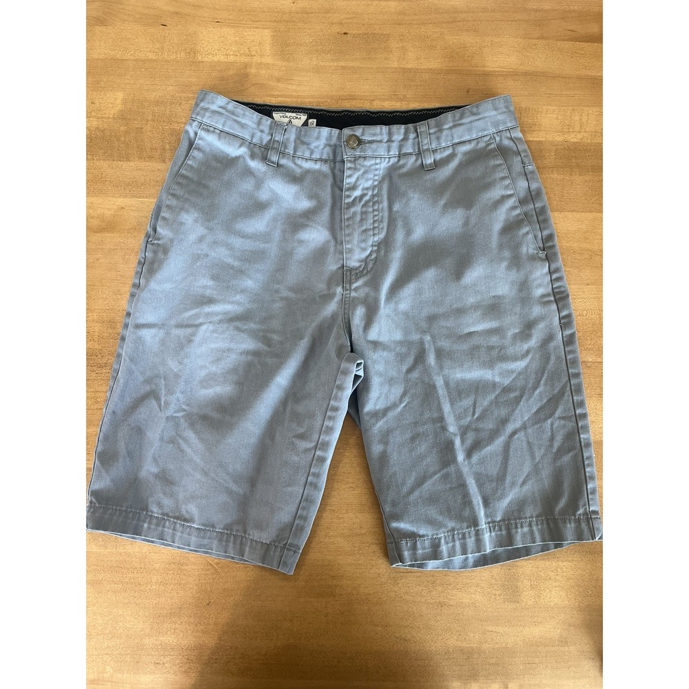 Volcom Stone Men's 30 Gray‎ Shorts Chino Skate Casual Shorts